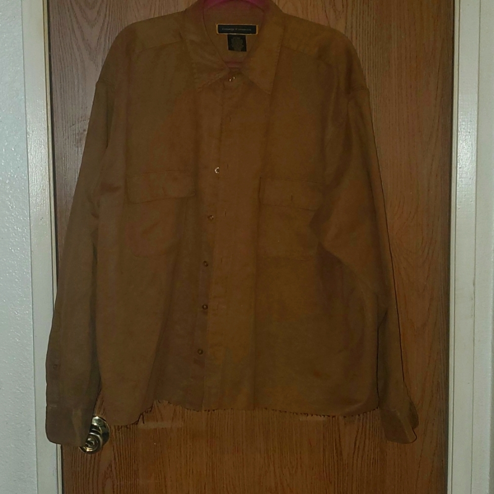 Brown Button Up